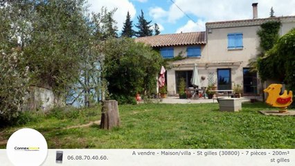 A vendre - Maison/villa - St gilles (30800) - 7 pièces - 200m²