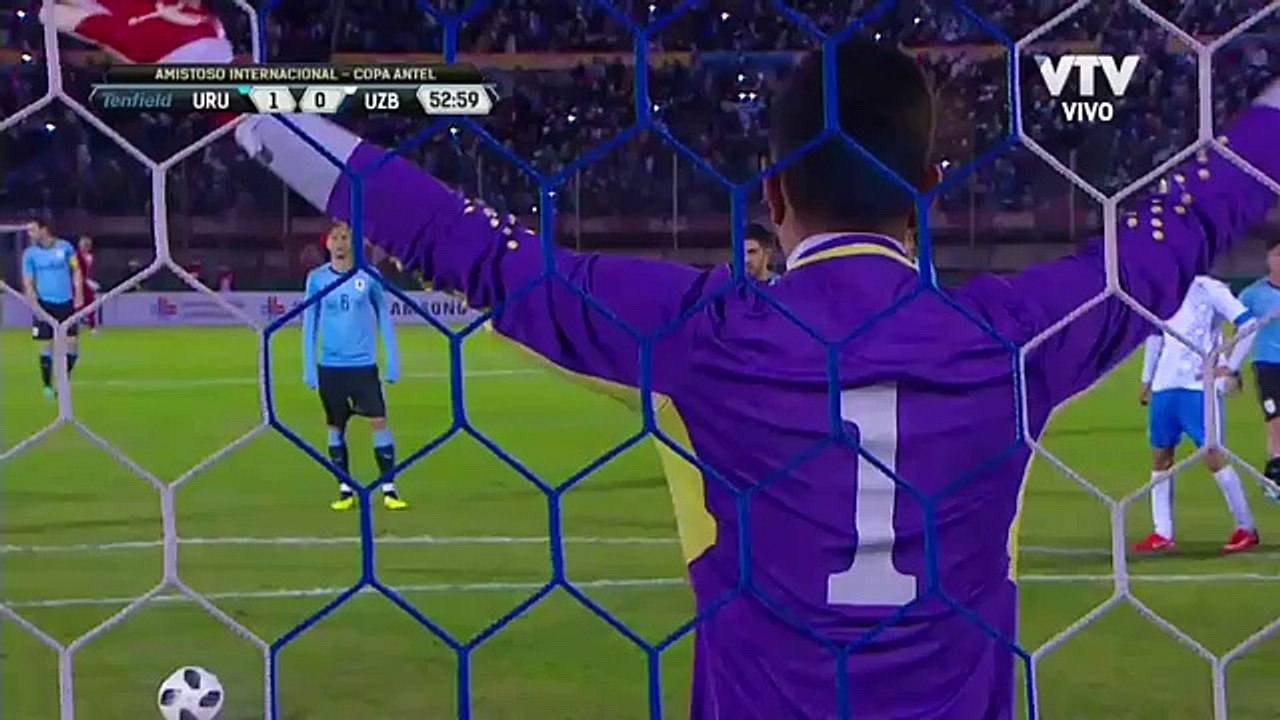 Luis Suárez Goal ~ Uruguay vs Uzbekistan 2-0