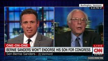 Why Bernie Sanders won't endorse his son