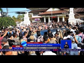 Kades Tuntut THR, Mobil Dinas Jadi Sasaran Massa -NET12