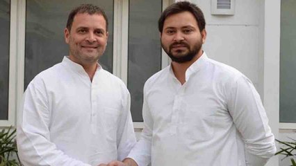 NDA Dinner Party से पहले Tejashwi Yadav ने की Rahul Gandhi से मुलाकात । वनइंडिया हिंदी