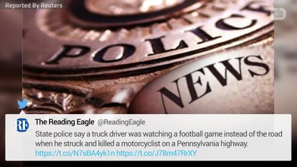 Trucker Distracted By Football Game Charged In Motorcyclist Death