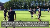 Diego Reyes aparece en entrenamiento