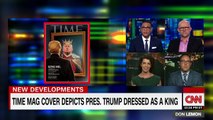 Time cover depicts Trump dressed as a king