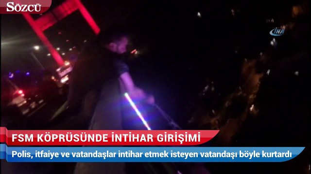 FSM Köprüsünde intihar girişimi