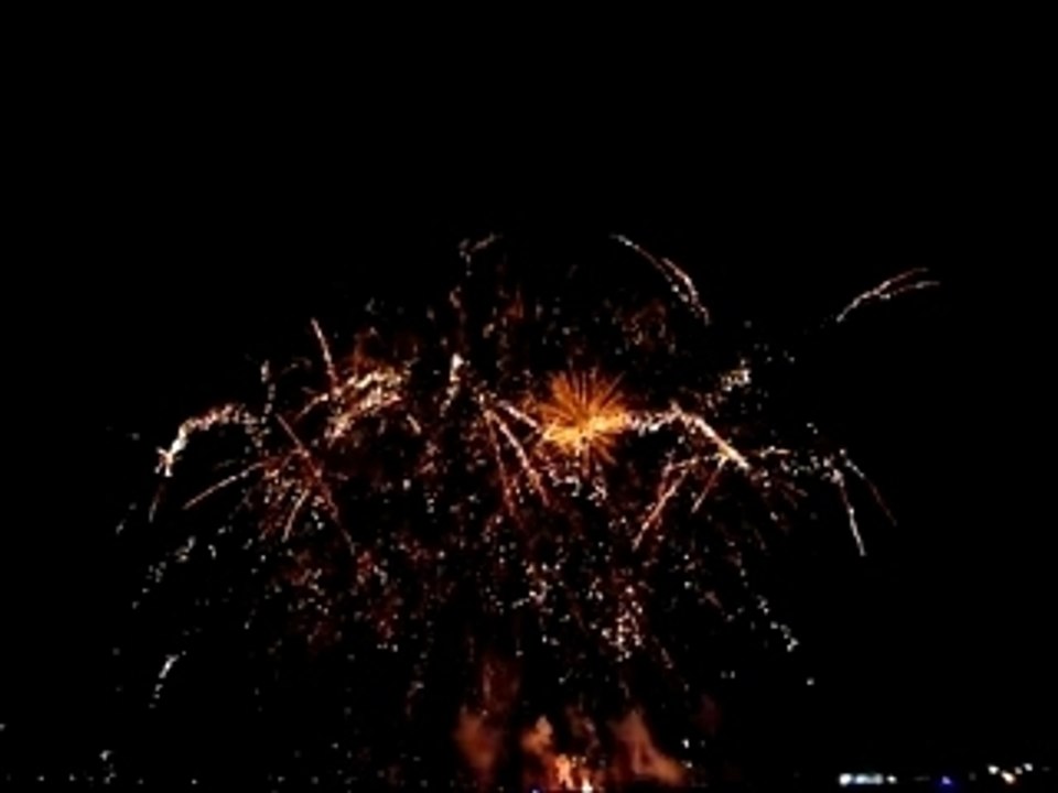 Feu d'artifice vieux port