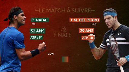 Nadal-Del Potro, le match à suivre du vendredi 8 juin