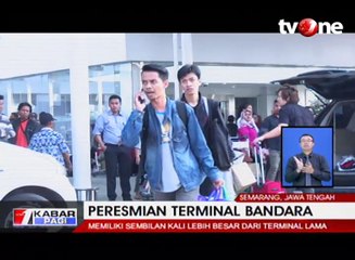 Jokowi Resmikan Terminal Baru Bandara Ahmad Yani