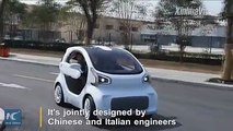 Cool! 3D-printed electric car jointly built by Chinese and Italian engineers to enter mass production next year