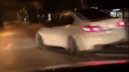 Trafik magandasının Bağdat Caddesi'nde terör estirdiği anlar kamerada