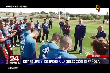 Monarcas de Inglaterra y España despidieron a sus selecciones que viajarán al Mundial