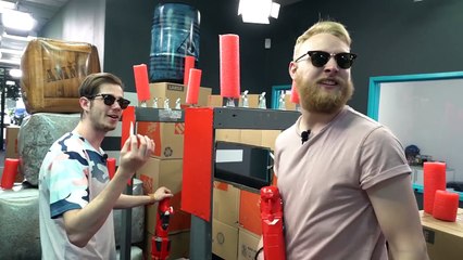 NERF Build Your Box Fort Team Challenge!