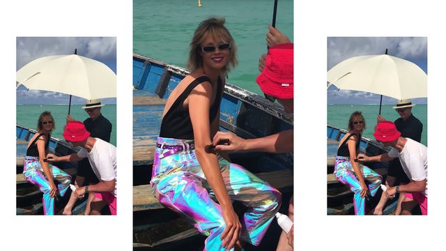 Les coulisses du shooting de Vogue avec Edie Campbell et Mikael Jansson