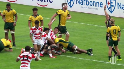 World Rugby U20 Highlights - Australia v Japan