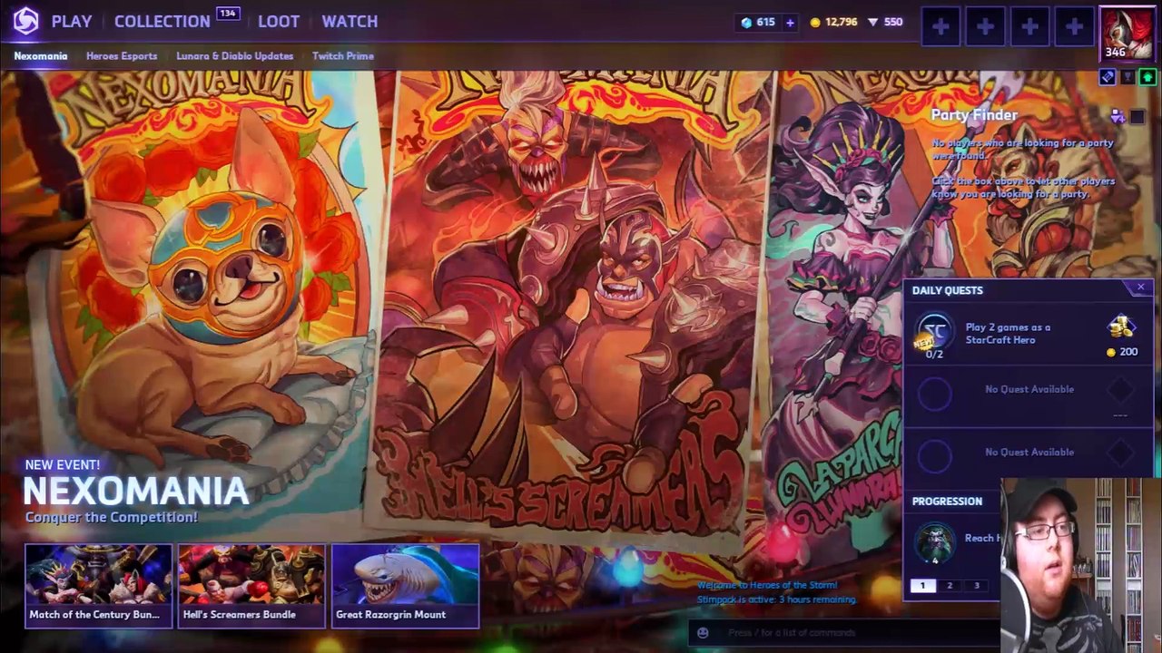 05/06/2018 Twitch Stream - Heroes Of The Storm pt1