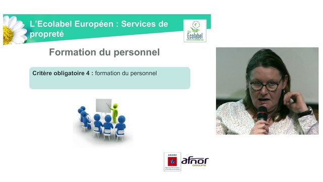 Ecolabel européen service nettoyage – Critères formation