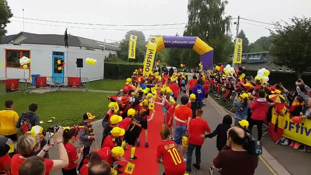 Wiers diables arrivée à l'école Fellaini Ferreira Carrasco