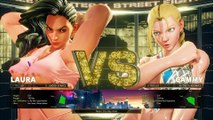 Street Fighter V AE : Laura vs Cammy | PC Mod Gameplay