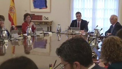 El primer Consejo de Ministros del Gobierno de Pedro Sánchez