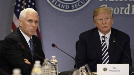 Watch Mike Pence Copy Exactly What Trump Does