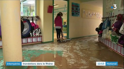 Intempéries : inondations dans le Rhône