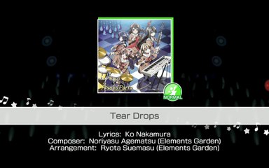 BanG Dream! Tear Drops-Poppin' Party- Normal FULL COMBO