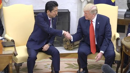 President Trump Welcomes Special Meeting With Japanese Prime Minister