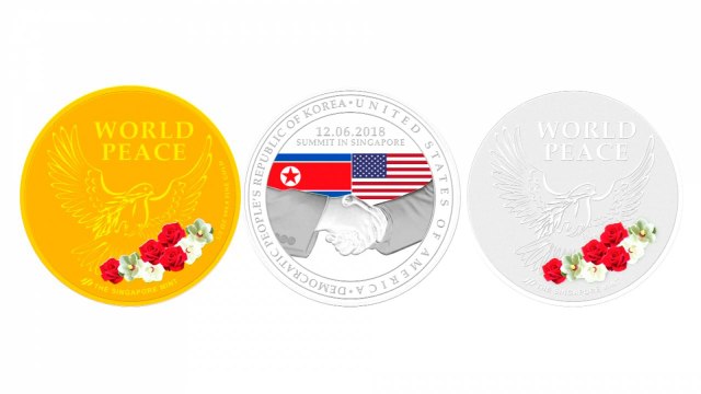 Singapore Mint Release Optimistic Medallions In Commemoration Of Trump-Kim Summit