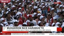 Muharrem İnce Erdoğan'ın kandırıldım videosunu izletiyor