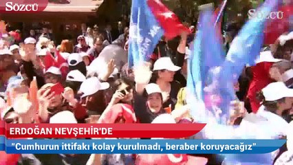Erdoğan:  Cumhurun ittifakı kolay kurulmadı, beraber koruyacağız…