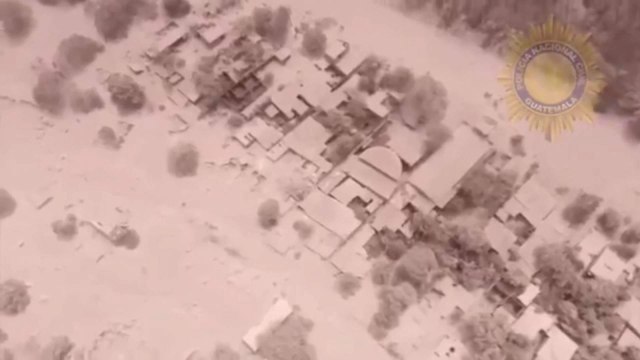 Drone Footage Shows Guatemala's Devastation After Fuego Volcano Eruption