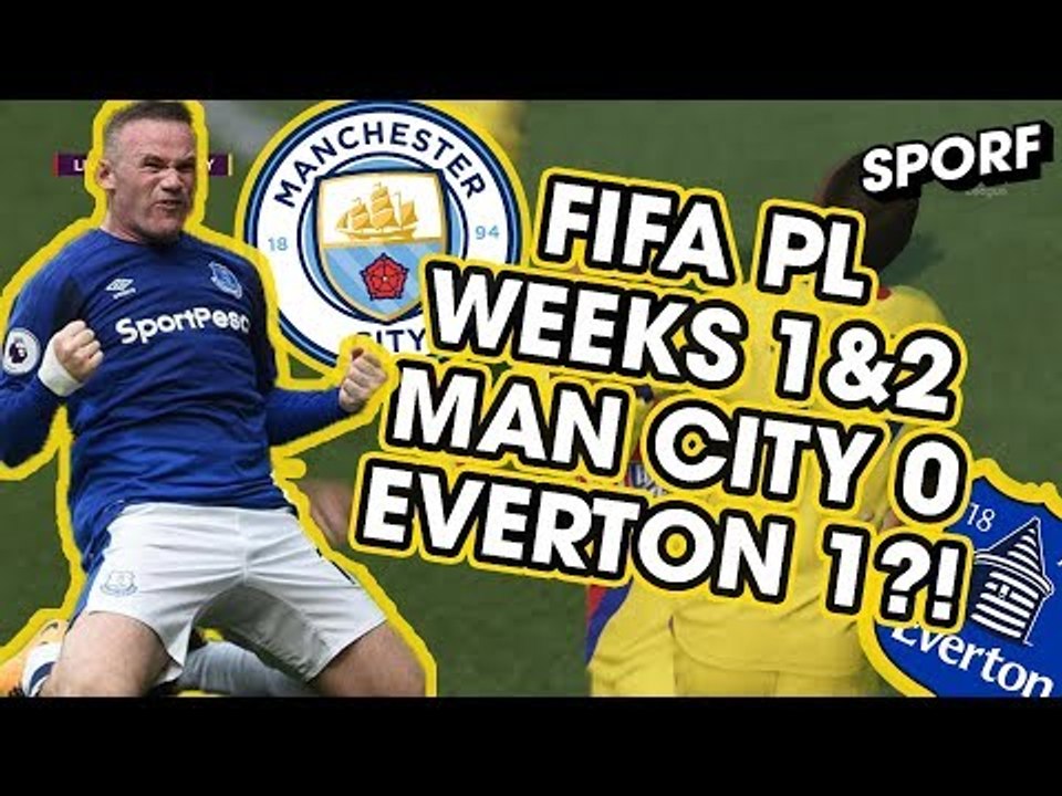 MAN CITY 0 - 1 EVERTON?! FIFA PREMIER LEAGUE WEEK 2 | SPORF