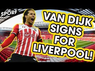 VAN DIJK SIGNS FOR LIVERPOOL! | FIFA 18 CAREER MODE  EPISODE ONE | SPORF