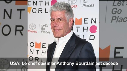 Le chef américain Anthony Bourdain est décédé