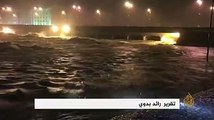 #فيديواستنفار قوات الجيش والشرطة والهيئات الصحية والإغاثية في #عمان تحسبا لتبعات إعصار #مكونو.. ومصلحة الأرصاد الجوية العمانية تعلن بلوغ الإعصار الدرجة الثانية