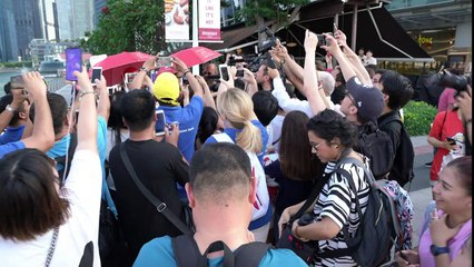 Sósias de Trump e Kim Jong-un agitam Cingapura