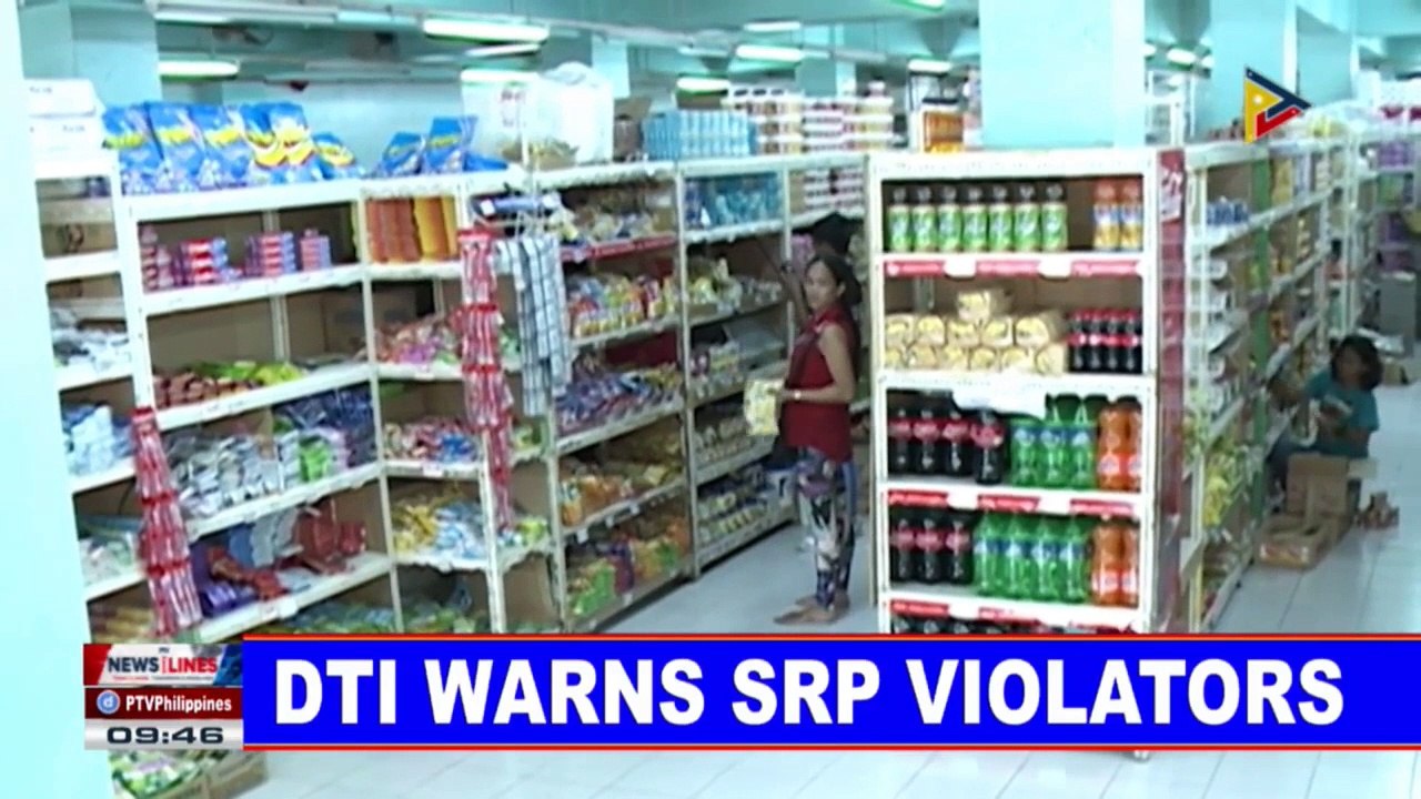 DTI warns SRP violators