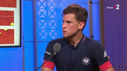 Roland-Garros 2018 : Dominic Thiem "Je suis très heureux"