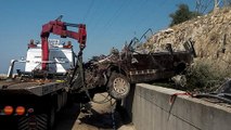 حادث حافلة في اليونان يودي بحياة ستة قتلى منهم أطفال ومهربهم