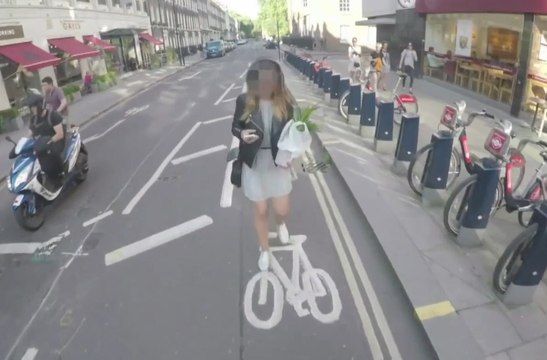 Comment se débarrasser des piétons sur la piste cyclable ?