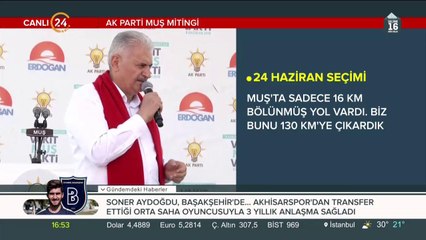 AK Parti Muş mitingi
