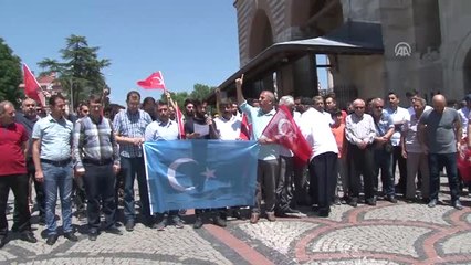 Doğu Türkistan" Protestosu