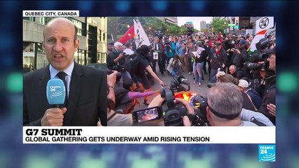 G7 gets underway amid rising tensions with Trump