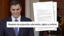 Sánchez pide por carta ideas a sus ministros que se ajusten al presupuesto