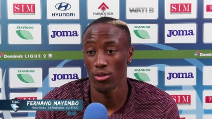 Fernand Mayembo au HAC: ses premières impressions