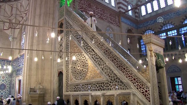 Selimiye'de ramazanın ayının son cuması kılındı - EDİRNE