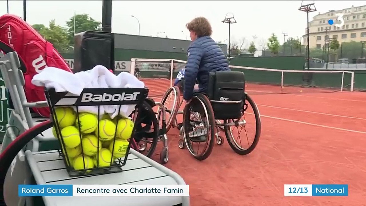 Roland-Garros : rencontre avec Charlotte Famin, championne de tennis-fauteuil