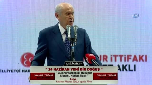 MHP Lideri Bahçeli: 24 Haziran Cumhurbaşkanı ve Milletvekili Genel Seçimleri Huzur ile Hüsran...