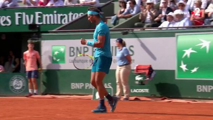Roland-Garros 2018 : Rafael Nadal s'envole et remporte le deuxième set