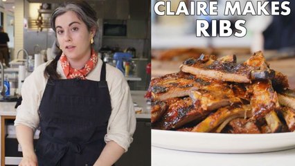 Claire Makes Best-Ever Barbecued Ribs
